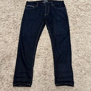 Gilded Age NYC Men’s Dark Denim Button Fly Jeans 36 Waist